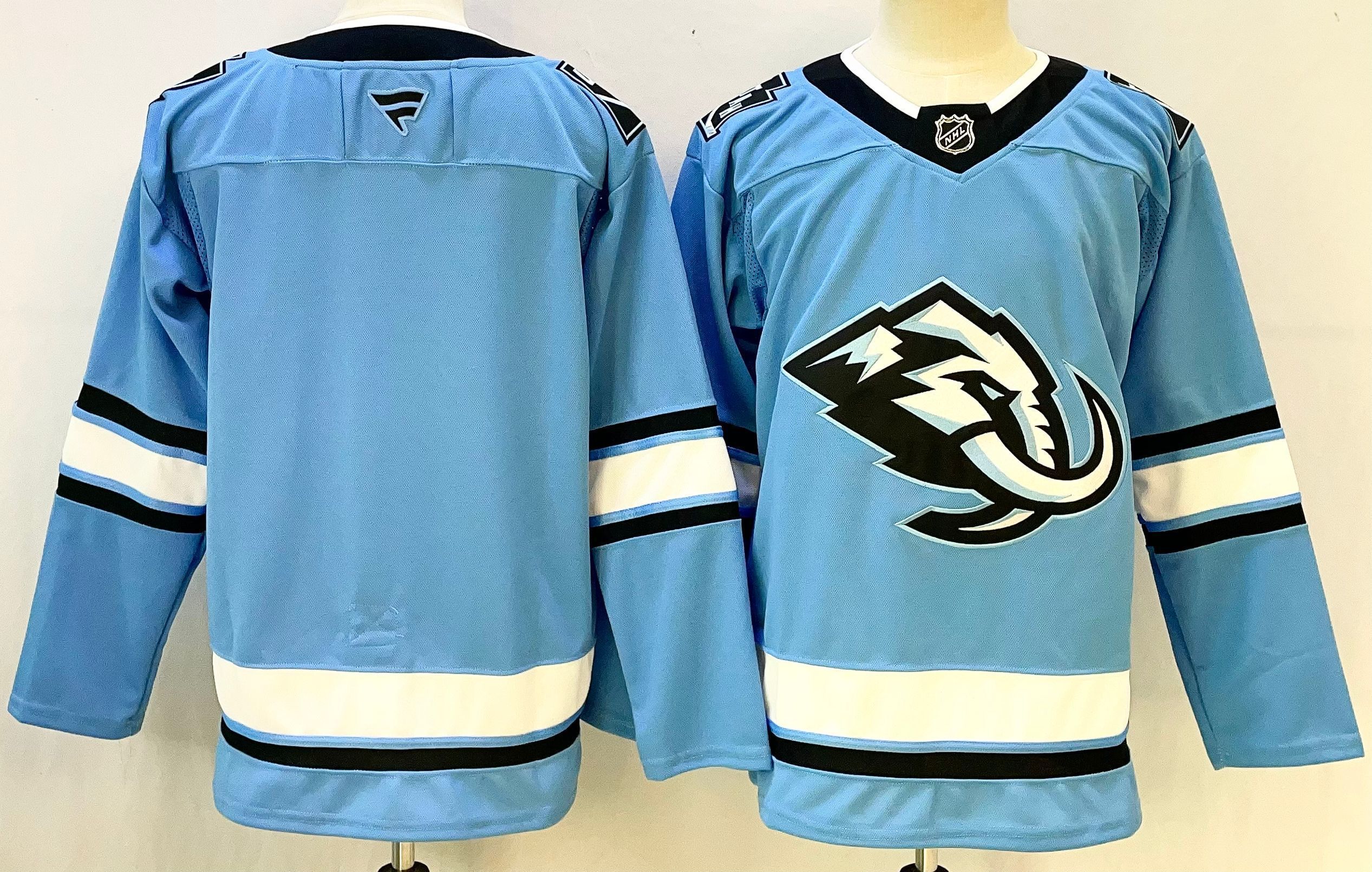 Men Mammoth Team Blank Light Blue 2026 Adidias NHL Jersey style 001->more nhl jerseys->NHL Jersey